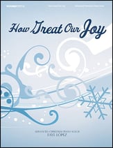 How Great Our Joy piano sheet music cover